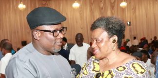 Assistant Woman Leader of the People's Democratic Party in Delta state Hon Chief (Mrs.) Dora Afonughe Sakpaide (JP)
