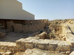 The wreckage of the demolished 16 Churches in the district of Umm Ar-Rasas, in Jordan.