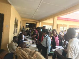 Participants Under Going Oral Interview